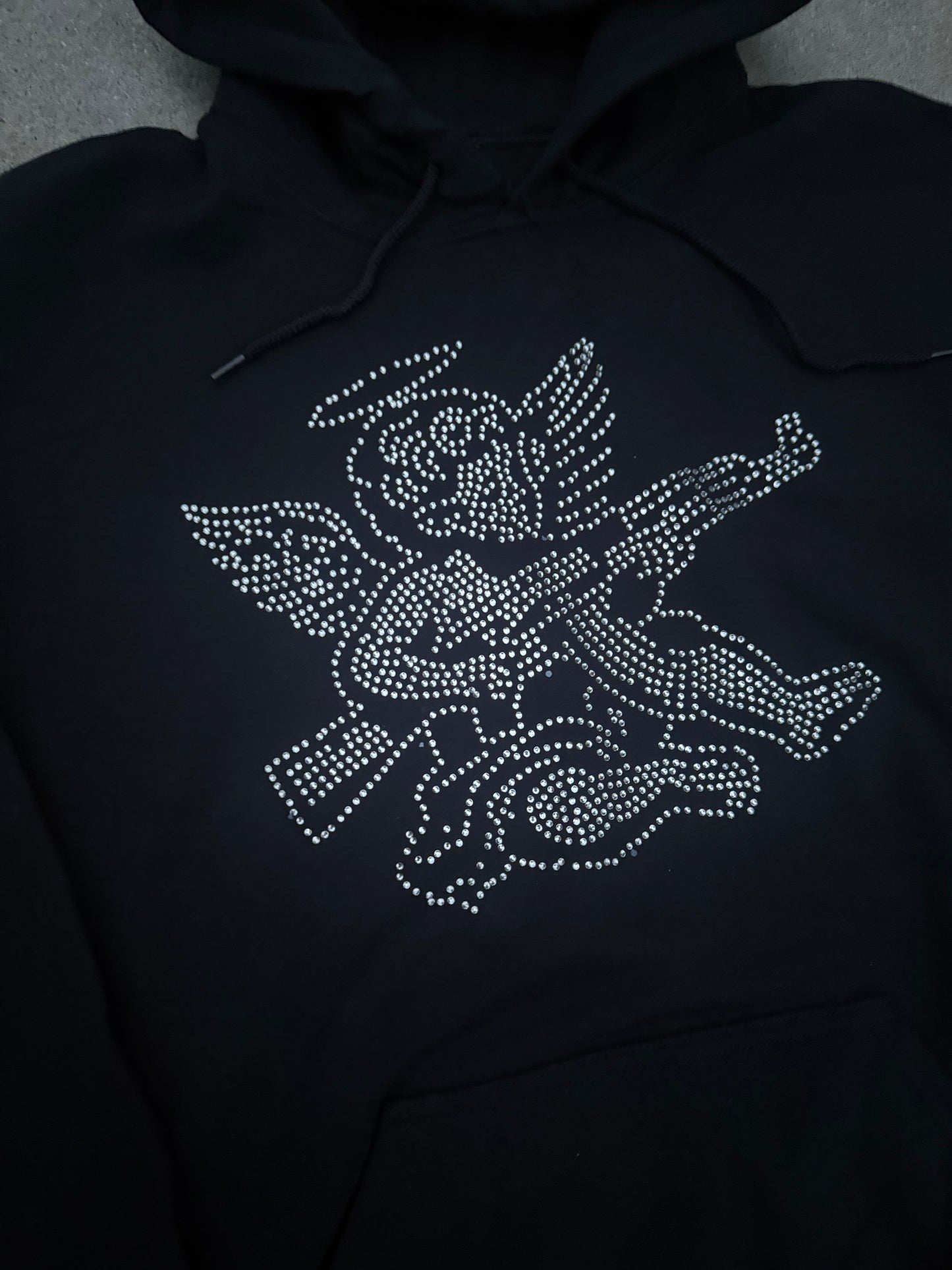 Rhinestone Angelic Hoodie