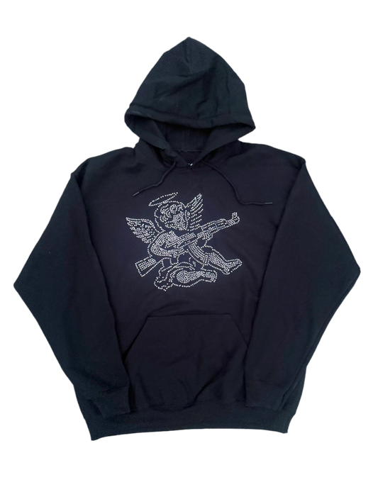 Rhinestone Angelic Hoodie